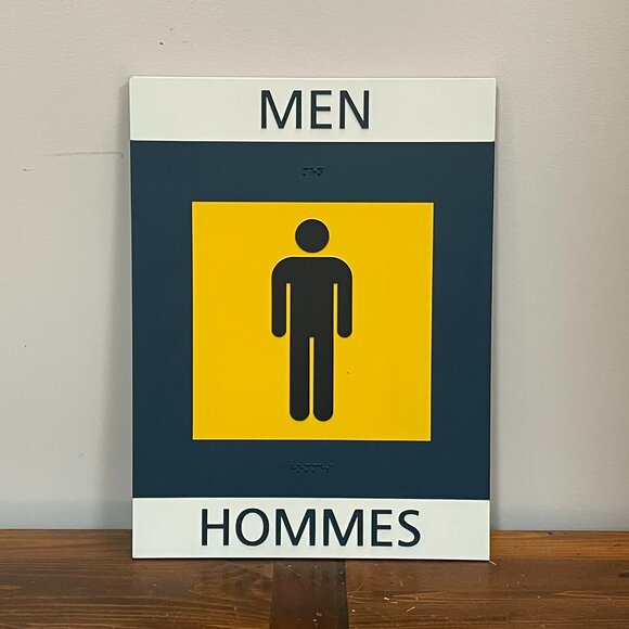 3 Bathroom Signs - Picture 4 of 5
